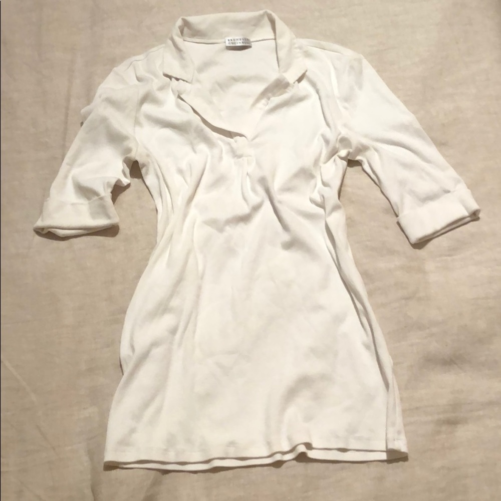 Brunello Cucinelli White Top